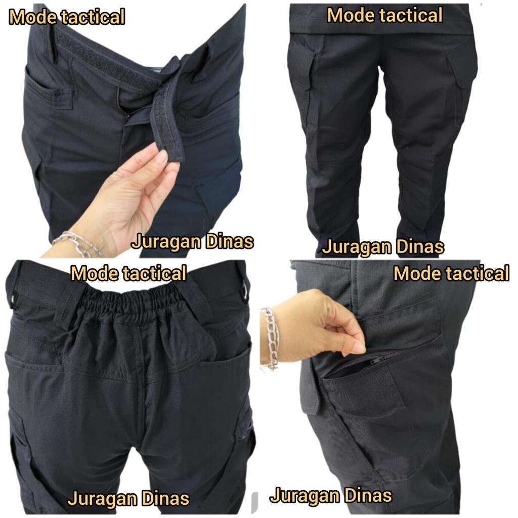 Murah (2024) Celana Pdl Hitam Tactical Brimob Jatah Polri