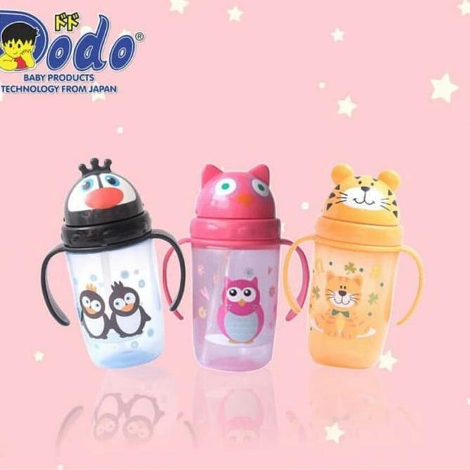 botol minum anak sedotan dodo