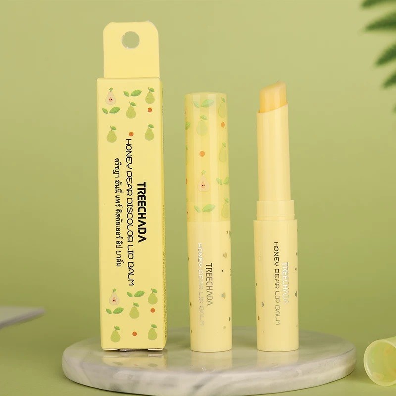 Perdagangan umum Thailand TREECHADA madu pir lipstik perubahan warna mencerahkan kehangatan, melemba