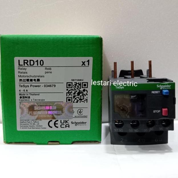 Thermal Overload Lrd10 Lrd 10 Schneider Restock