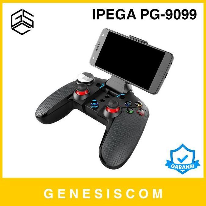 Gamepad Wireless IPEGA PG-9099 Bluetooth + Phone Holder - Joystick Stick Stik Analog Controller Kont