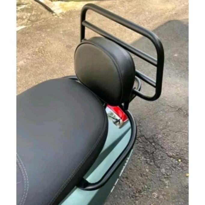 Sandaran Jok Bacrack Behel Belakang Vespa Matic Uwinfly T3 S T3Pro Greentech Vespa Sprint Primavera 