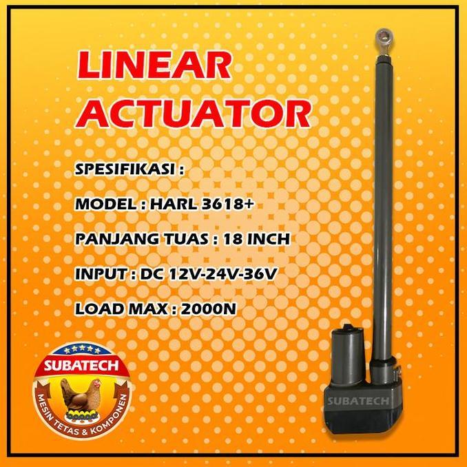 AKTUATOR LINEAR HIDROLIK UNTUK PEMUTAR MESIN TETAS TELUR ORIGINAL DAN TERPERCAYA