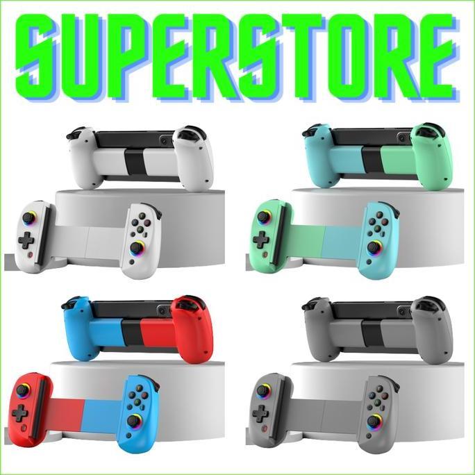 BSP D8 Gamepad Pro RGB / Stik Controller Handheld Grip for iOS Android N-Switch OLED V1 V2 Gamepad b