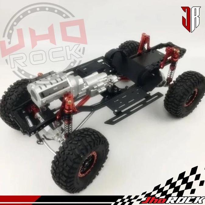 KYX CHASSIS KIT V8 SCX10II WB 313MM FULL METAL ORIGINAL DAN TERPERCAYA