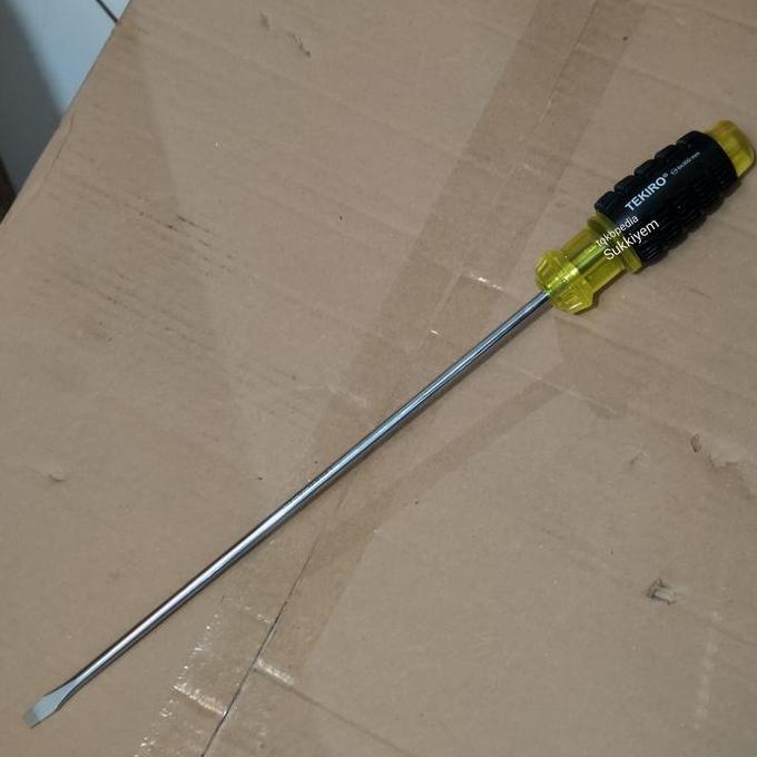 #@#@#@#@] Obeng Gagang Karet Minus - Tekiro 6 mm Panjang 30 cm drei