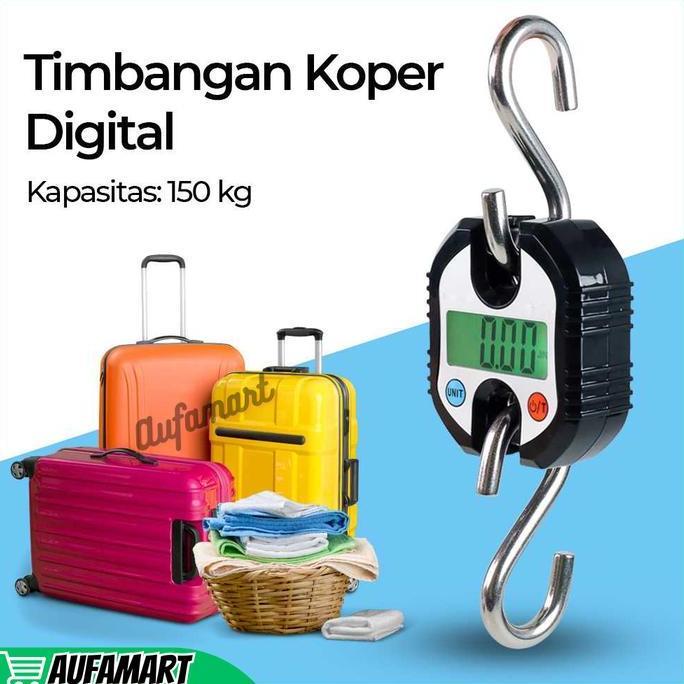 Timbangan Gantung Koper Portable Digital 150 Kg