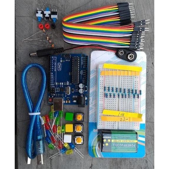 /////] Uno R3 Kit Versi 2 Arduino Uno Compatible