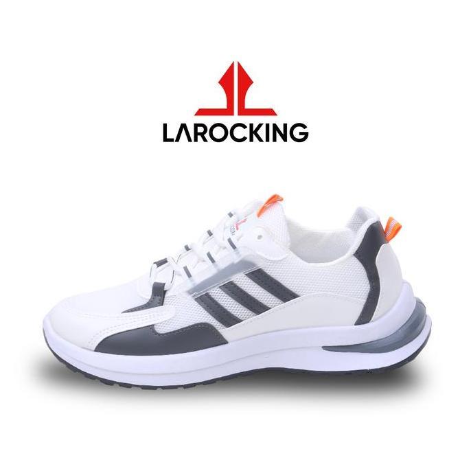 Larocking - Nova Putih Abu | Sepatu Sneakers Casual Gym