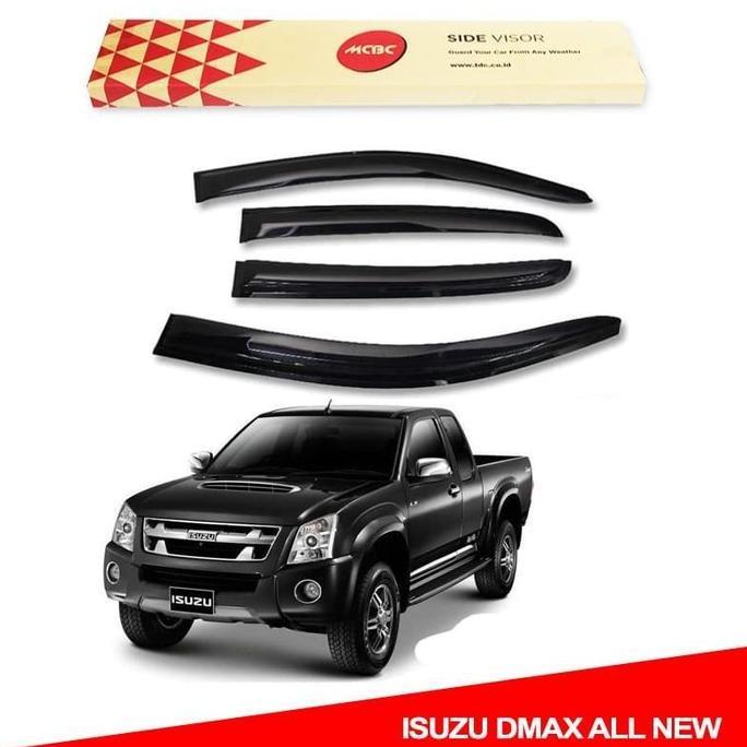 Talang Air Mobil Isuzu DMAX 2P 4P 2002 2014 New Phanter Original MCBC Warna Diamond Black Aksesoris 