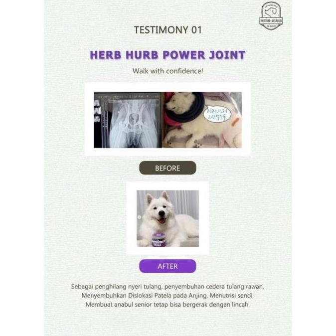Promo Herb Hurb Power Joint Vitamin Tulang Sendi Anjing Cod
