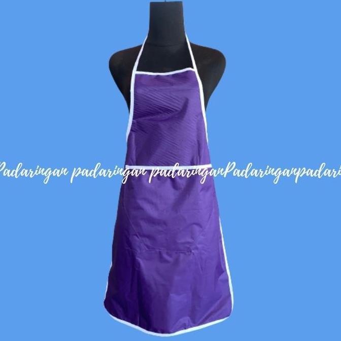 New- Celemek masak polos  celemek anti air  celemek dapur celemek parasut celmek apron masak Kain de