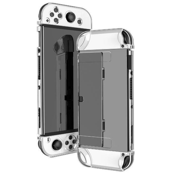 Kasing Pelindung Nintendo Switch 2/OLED Case dengan Jernih Krystal Cover Perlindungan
