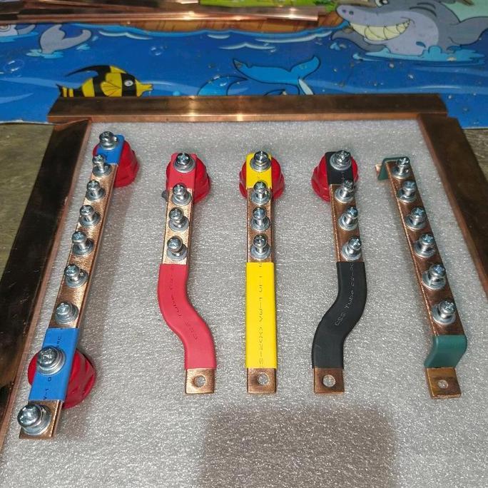 BUSBAR 315 RSTN + GROUND PANJANG 15CM UNTUK MCCB 30A/100A