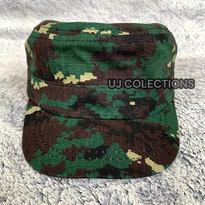 Topi pet anak loreng tentara model komando - Topi komando tentara kids army unisex Fashion Hat murah