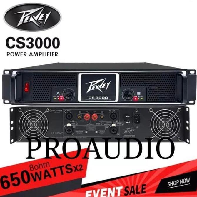 Power Amplifier 2 Channel Peavey CS3000 CS 3000 Garansi 1 Tahun Peavey