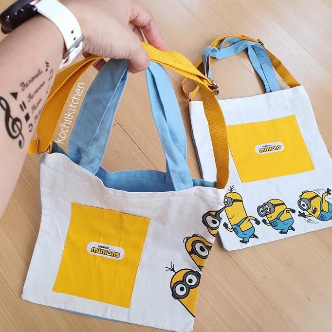 Promo Murah Tote Bag MINIONS X CHATIME original