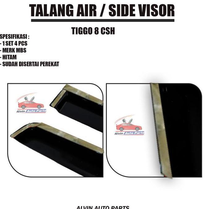 Murah Talang Air Tiggo 8 Csh Flat / Side Visor Tiggo 8 Csh Flat / Accessories Tiggo 8 Csh