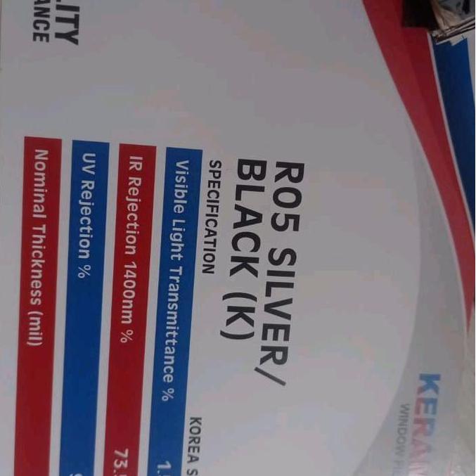 Promo Kaca Film 3M Black Chrome / Kaca Film 3M Silver Black One Way - Meteran