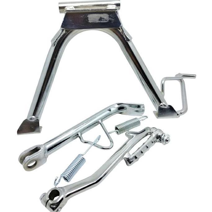 Grosir Standar Tengah Mio J Ring 14 Chkrome+Standar Samping Ring 14 Chkrome+Engkolan Mio Chkrome Mio