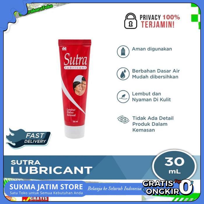 PRIVASI 100% TERJAMIN GROSIR SUTRA LUBRICANT PELUMAS WATERBASED 30 ML GRATIS ONGKIR