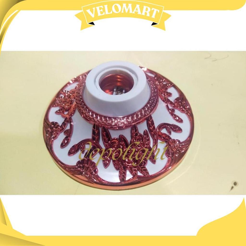 Fitting Lampu Plafon / Fitting Lampu Hias / Fiting Batik Hias E27 D Promo 12.12