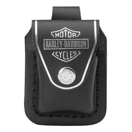 Zippo Harley Davidson Lighter Pouch Black