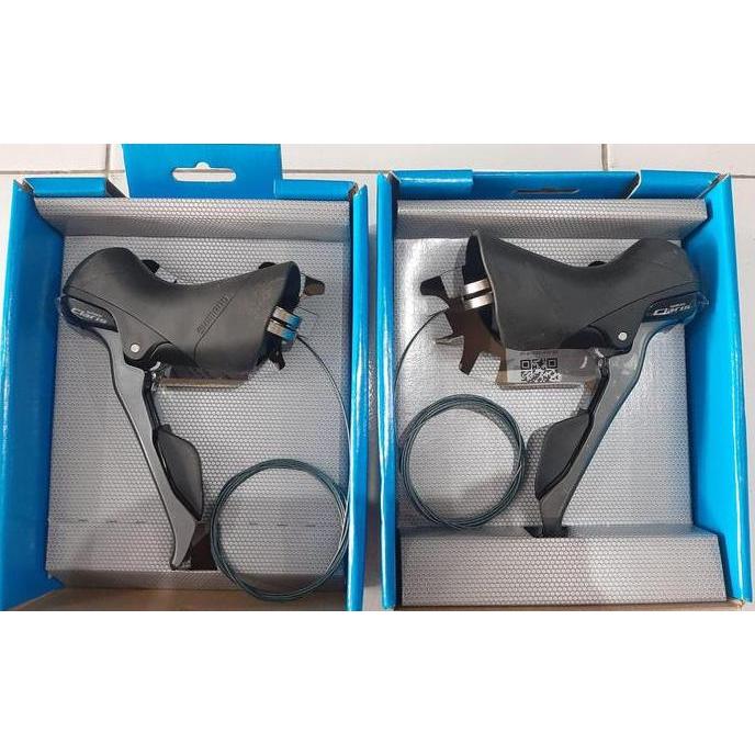 SHIFTER / BRIFTER SHIMANO CLARIS 2 X 8 SPEED RIGHT / KANAN KIRI / LEFT ORIGINAL DAN TERPERCAYA