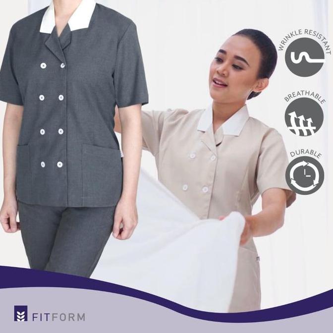 NEW SERAGAM SUSTER FITFORM - DOUBLE BREASTED ORI