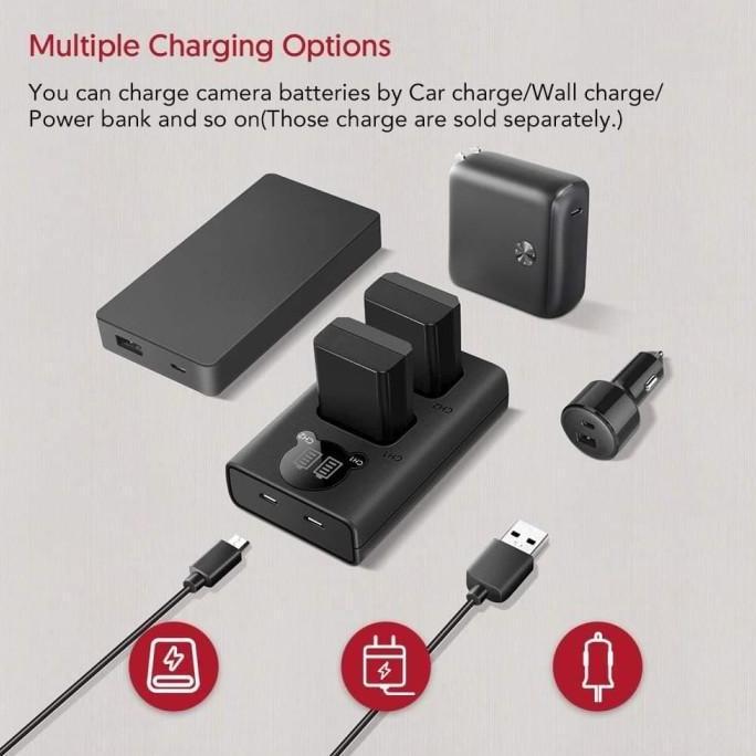 AVANGARDE CHARGER KIT SONY FW-50 BATTERY & DL-FW-50 / AVANGARDE FW50 ORIGINAL DAN TERPERCAYA