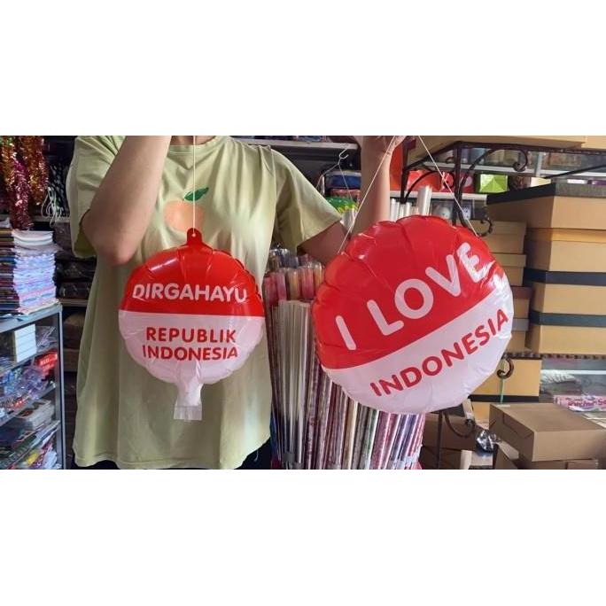New- Balon Foil Dirgahayu, Balon 17 Agustus, Dekorasi Agustusan