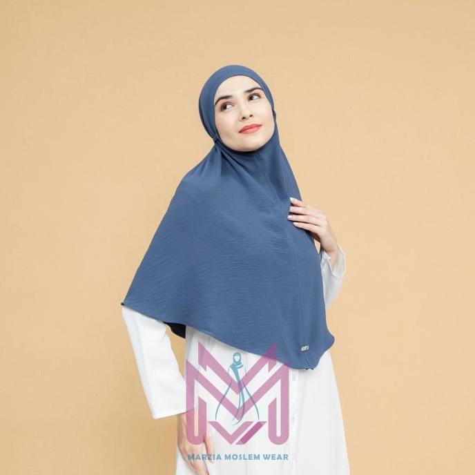 New- hijab khimar kerudung jilbab Crinkle non pet XL