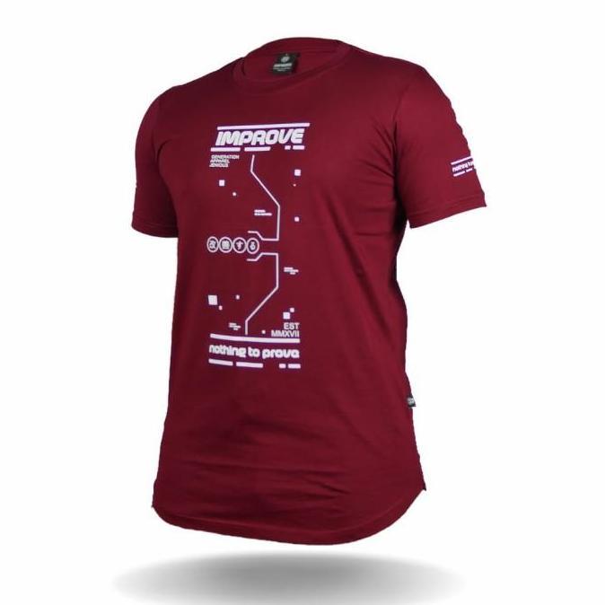 New- kaos distro pria original longline lengan pendek improve premium