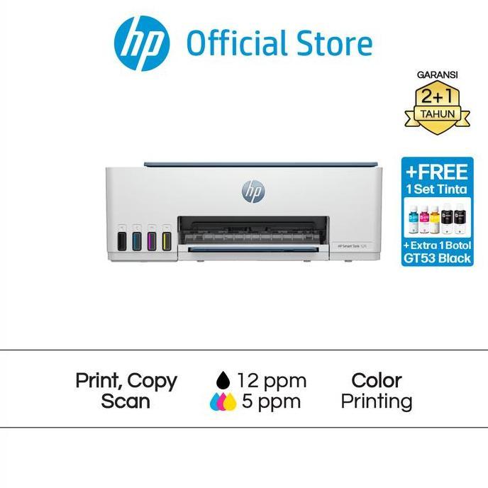 Terlaris Printer Hp Smart Ink Tank 525 Aio ( Print Scan Copy ) Usb Fotocopy Kertas A4 F4 Cetak Murah