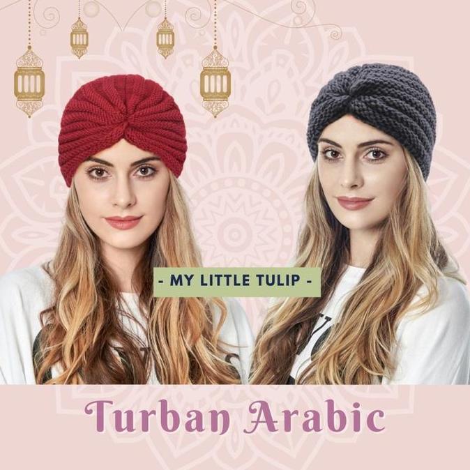 Promo Turban Wanita Dewasa Instant / Turban Arabic Simple Turban Rajut Cewek Cod