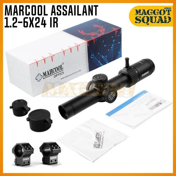 NEW Teleskop Buntung MARCOOL ASSAILANT 1.2-6X24 E