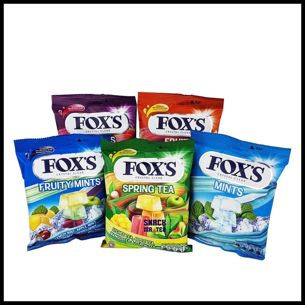 PERMEN FOXS CRYSTAL ZAK - NETTO 90 GR.