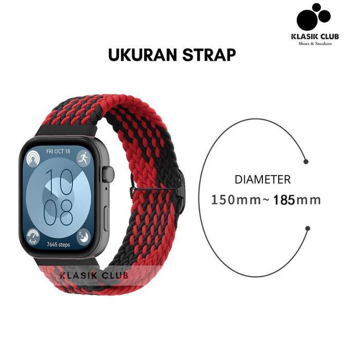 New- Strap Nylon Huawei Watch Fit 3 Tali Pengganti Huawei Watch Fit 3 Nilon Loop