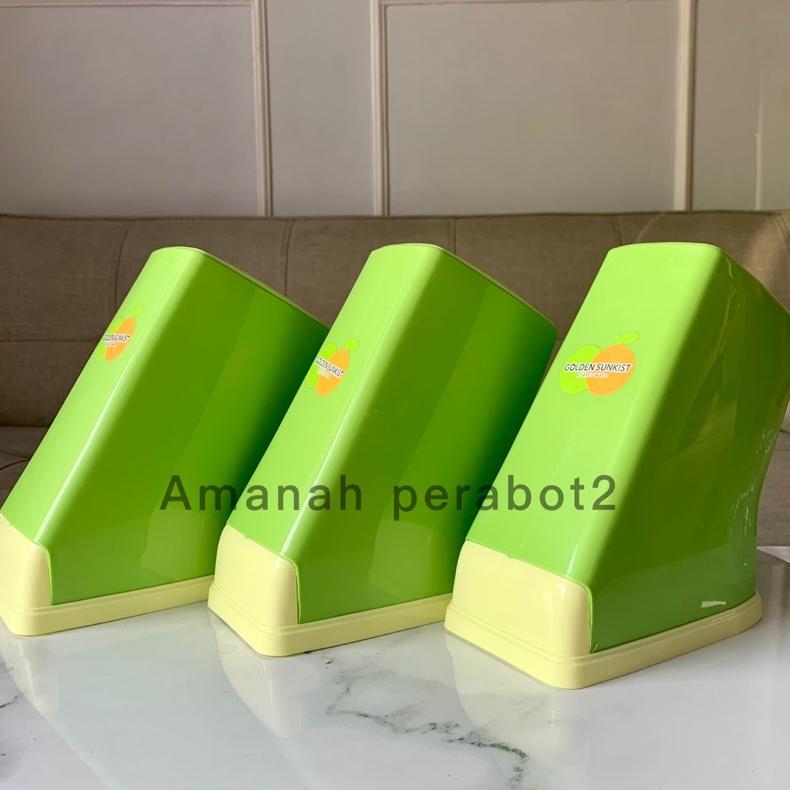 SET WADAH PISAU DAPUR / TEMPAT WADAH PISAU GOLDEN SUNKIST