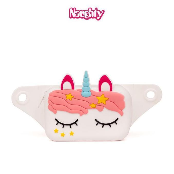 Tas Selempang Anak Mini Waist Bag Jelly Unicorn A923A 220310 Naughty Accessories