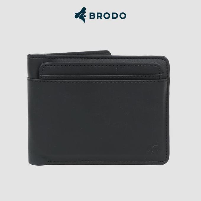 Vindasime12 - BRODO - Dompet Walland Black | BRODO Walland Black Dompet Pria Kulit Premium Original