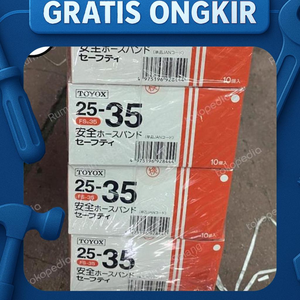 Klem Toyox Fs-35 / Klem Toyox Stainless Steel 1 1/4 Inch / Klem Selang