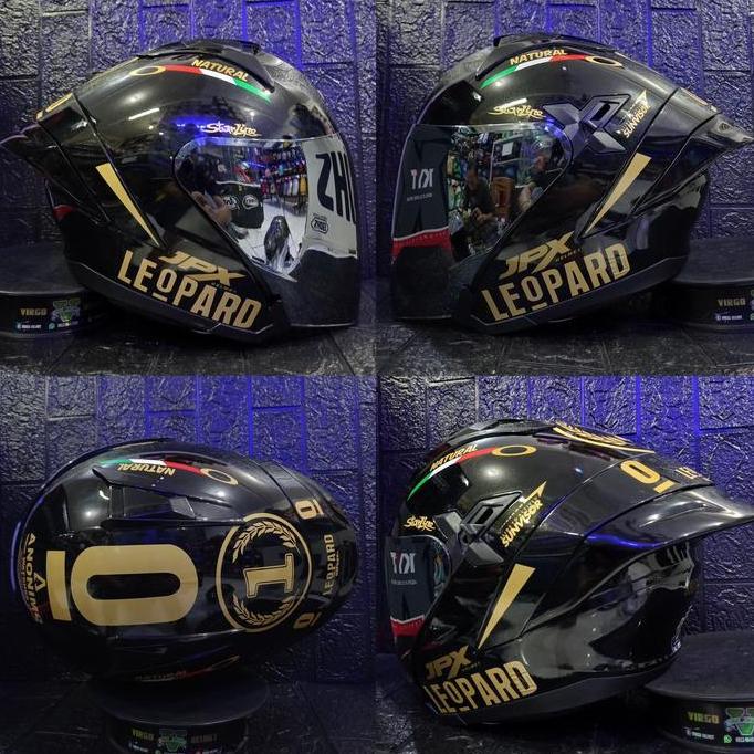 JPX HELM NOVA X SOLID BLACK DOF PAKET GANTENG|JPX NOVA X Terlaris