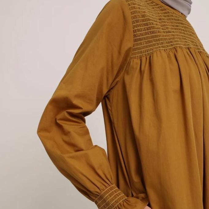 Murah Elzatta Gamis Katun Smock Dress Elzatta Gamis Wanita Polos Terbaru Original