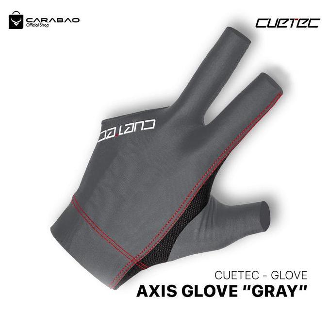 Cuetec Glove Axis Grey - Glove Billiard Premium