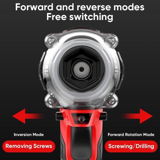 Murah Mitsushi 13Mm Cordless Impact Wrench Brushless 320N.M Impact Baterai 88Vf Mesin Bor Untuk Baut