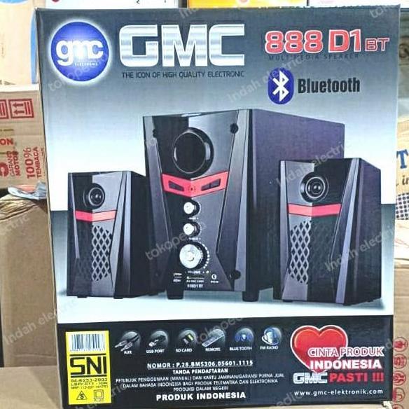 Speaker GMC 888D1 BT Multimedia BLUETOOTH USB