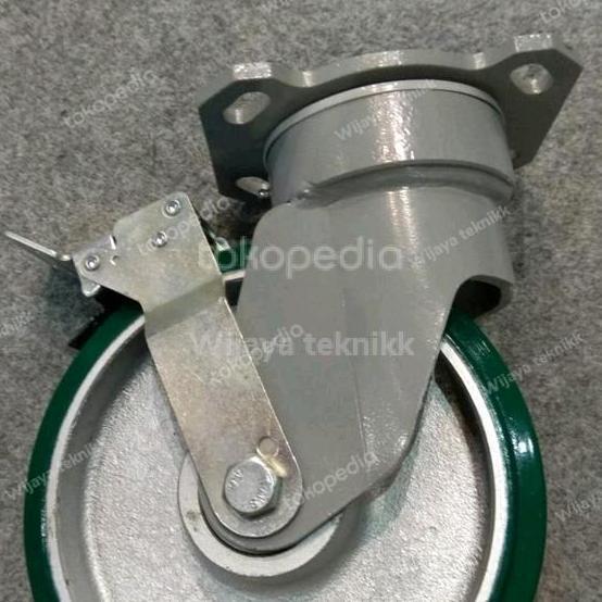 Deskripsi Roda Pu 8 Inch Heavy Duty Roda Pu 8 " Heavy Duty 1 Ton  Sale