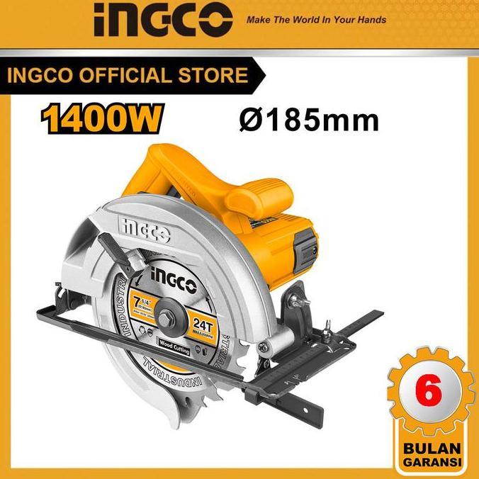 Sale Mesin Gergaji Potong Circular Saw 7" Ingco Cs18538