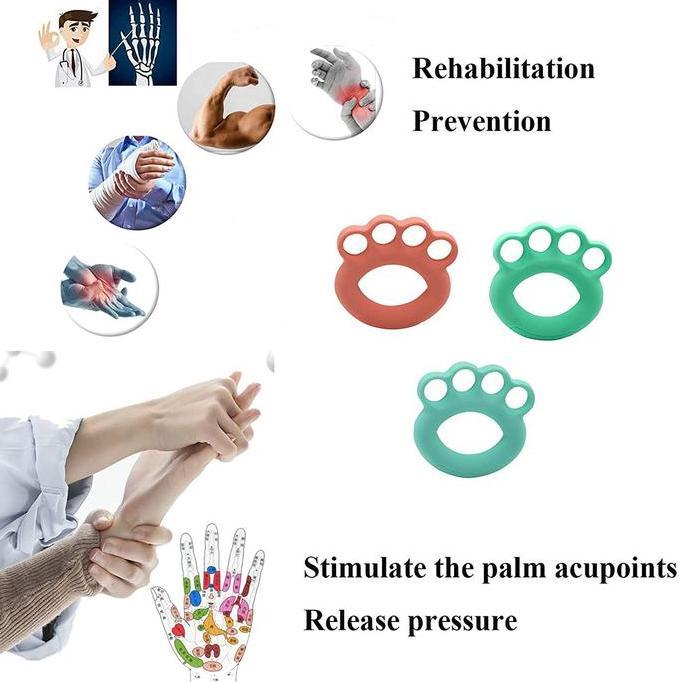 Ready Bola Terapi Tangan Stroke / Silikon Bola Duri Terapi Pijat Tangan